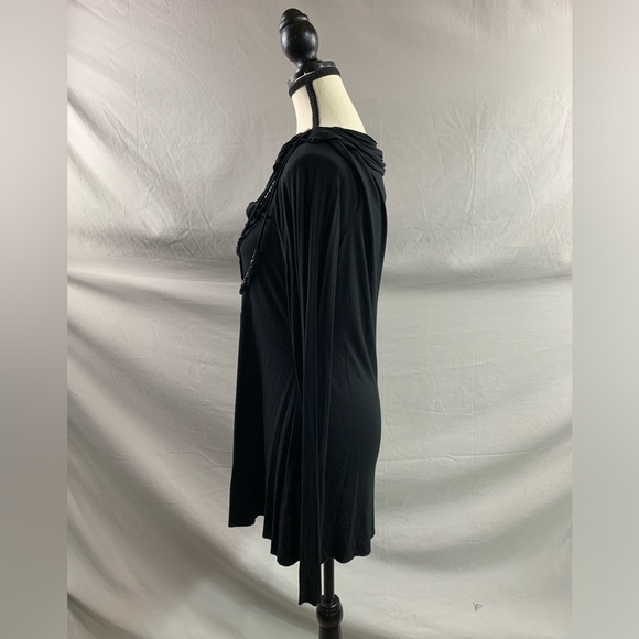 Bailey 44 Black And Silver Long Sleeve Top - Picture 3 of 4